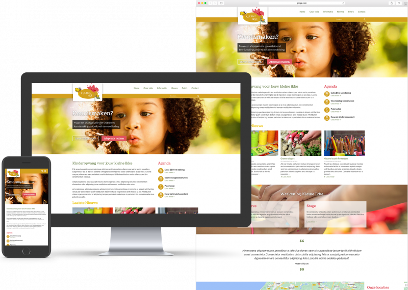 Bright Colors - Kids template