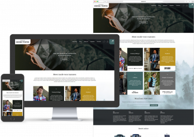Website template voor Webwinkel, MKB