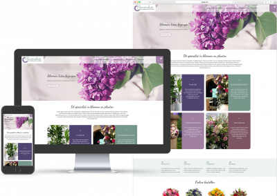 Website template voor MKB, Bezorgen, ZZP