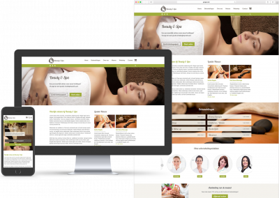 Website template voor Webwinkel, MKB