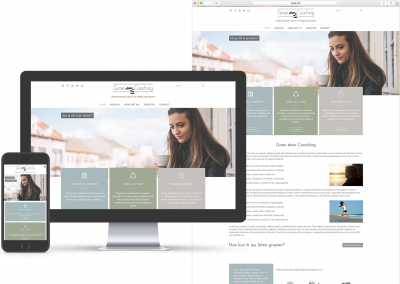 Website template voor Coaching, ZZP