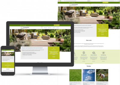 Website template voor MKB, ZZP